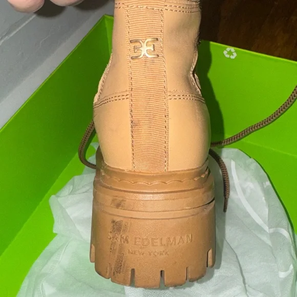 Sam Edelman Kace Tan Women's Hiking Boots - Picture 4 of 6